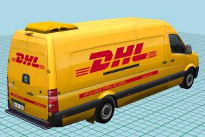 DHL Delivery Bus DHL Delivery Bus-2
